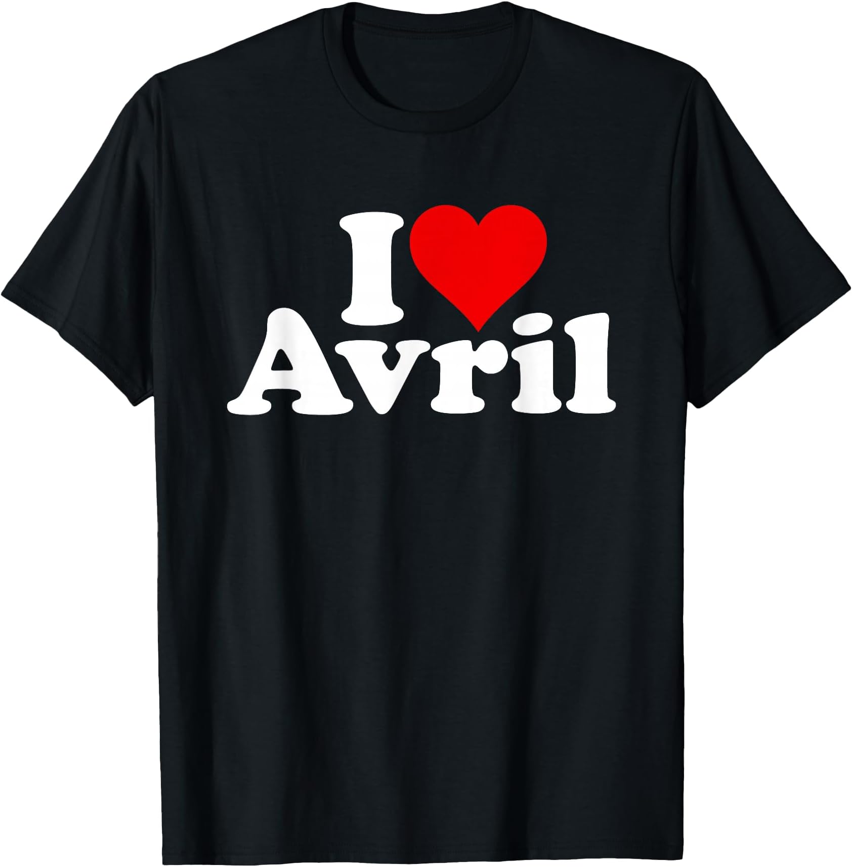 I Love Heart Avril T-Shirt