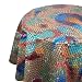 Produktbild Wachstuch Tischdecke RUND OVAL Farbe & Größe wählbar Mosaik Bunt Rund 80 cm abwaschbare Wachstischdecke