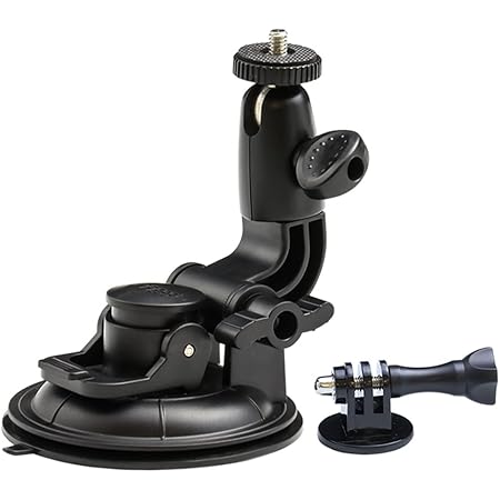 Amazon Exshow吸盤カメラマウント 1 4x大変強力360回転かーフロントガラスホルダー デジタルカメラ アクションカメラ Hero Canon Garmin Nikon Sony Casio Kodakに対応 Exshow ウェアラブルカメラ用マウント部品