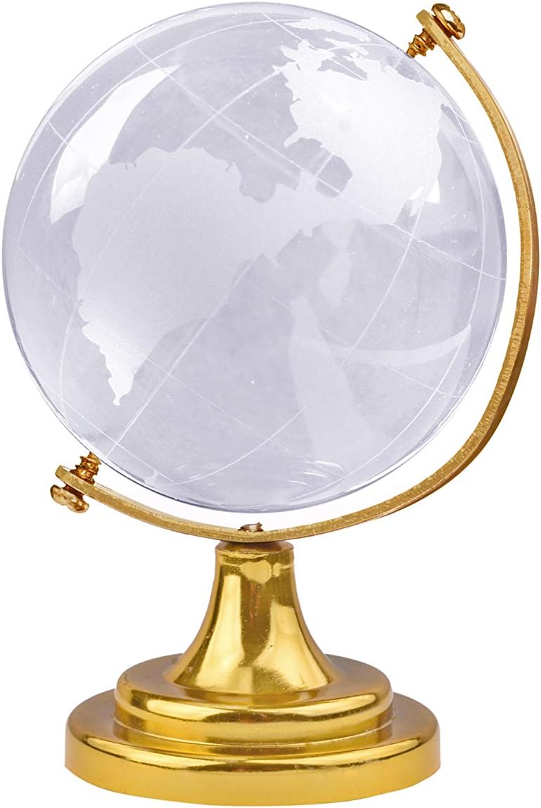- Vastu Shubharambh Crystal Globe with Golden Stand for Name Fame, Growth and Expansion. Prepared from fine Quality of Crystal Glass as Vastu Remedy for Study Desk or Work Station/Office.