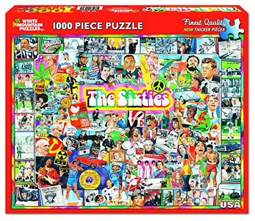 White Mountain – WM305 – Puzzle – Les années 60-1 EA - Les Beatles, Paul McCartney, John Lennon, RIngo Starr, George Harrison White Mountain - WM305 - Puzzle - Les années 60-1 EA – Image 3