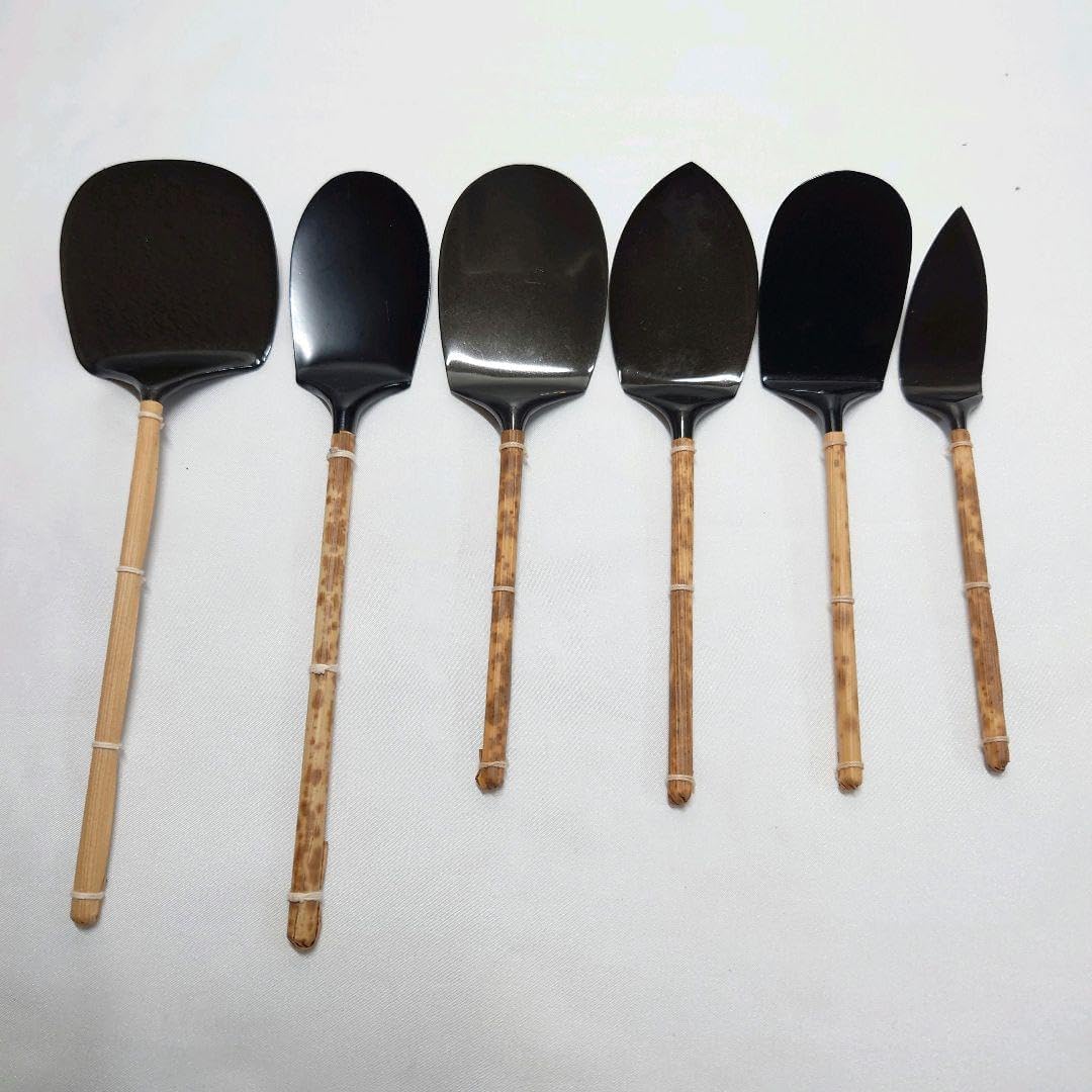 茶道具　灰匙　六方式 茶道具 灰匙 6本 青峰堂オリジナル商品「六方式灰道具」のご案内【