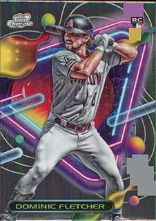 2023 TOPPS COSMIC CHROME #155 DOMINIC FLETCHER RC ARIZONA DIAMONDBACKS BASEBALL OFFICIAL TRADING CARD OF MLB