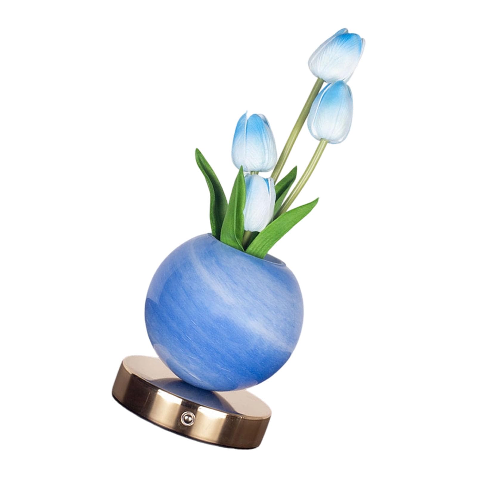 Tsophreniq Artistic Floral Accent Light Portable Unique Reading Lamp with Flexible Placement Perfect for Enhances Room Aesthetics Desk Lamp