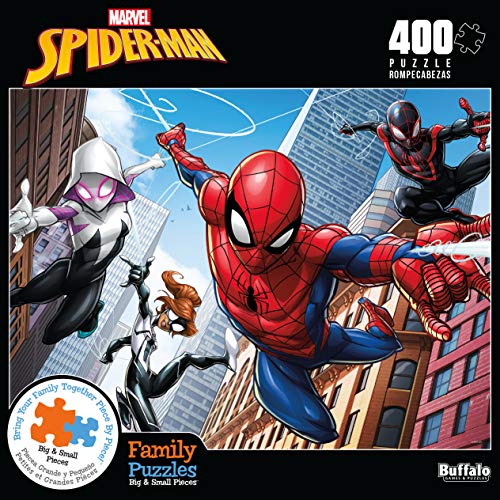 Buffalo Games - Marvel - Spider-Man - Web Spinning - 400 Piece Jigsaw Puzzle #TOP1