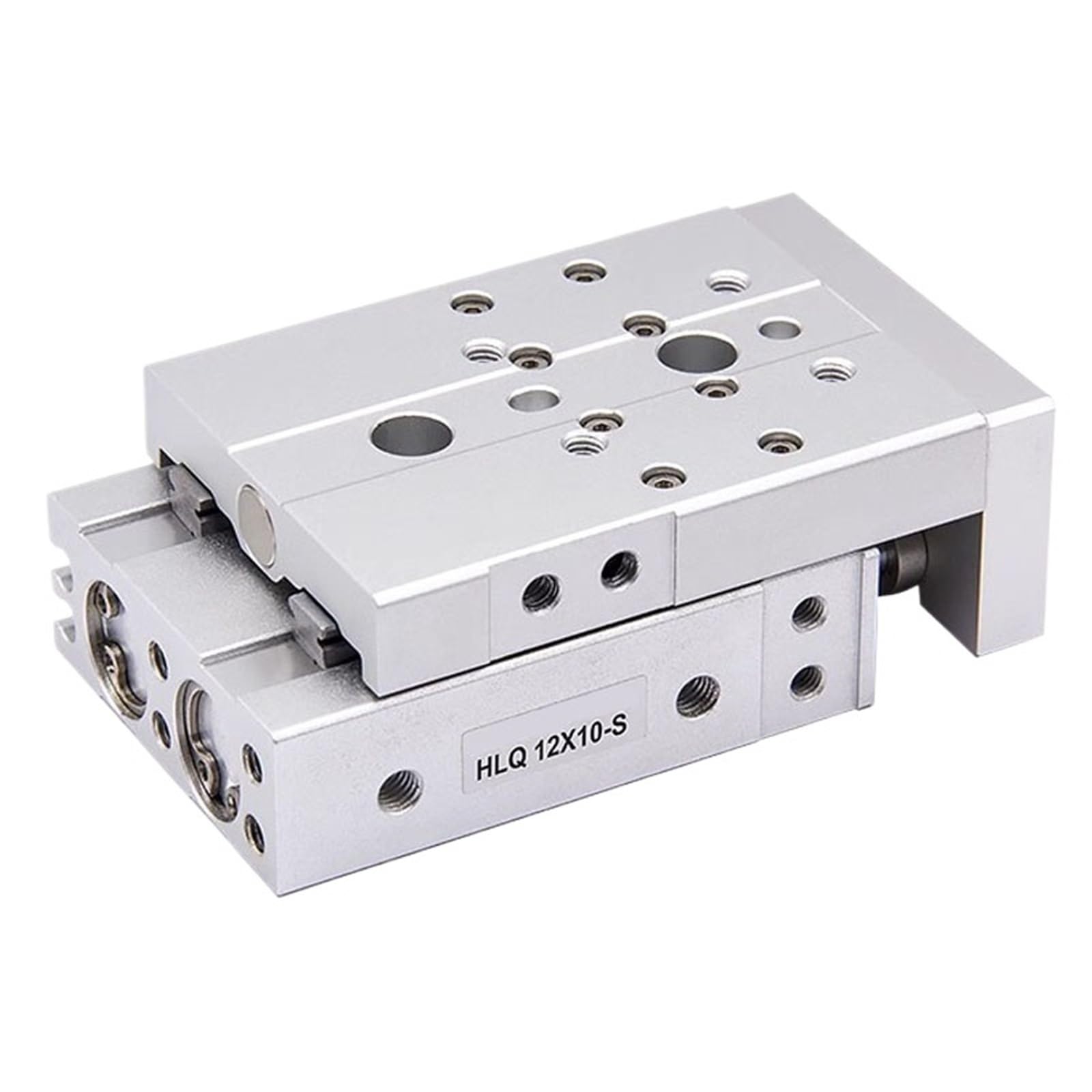 Cylindre pneumatique HLQ8 à table coulissante linéaire de précision de 8mm