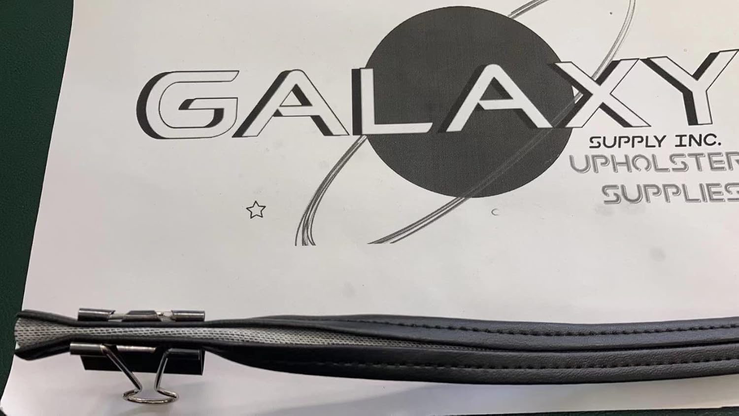 Upholstery Vinyl Hidem Gimp 3/4" x 15 Feet. Made in The U.S.A. (Ebony (Black))