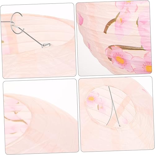 Miniatura 5 de MERRYHAPY 3 linternas de papel japonesas para restaurante de sushi, linternas de papel redondas, linternas de papel plegables, faroles de papel