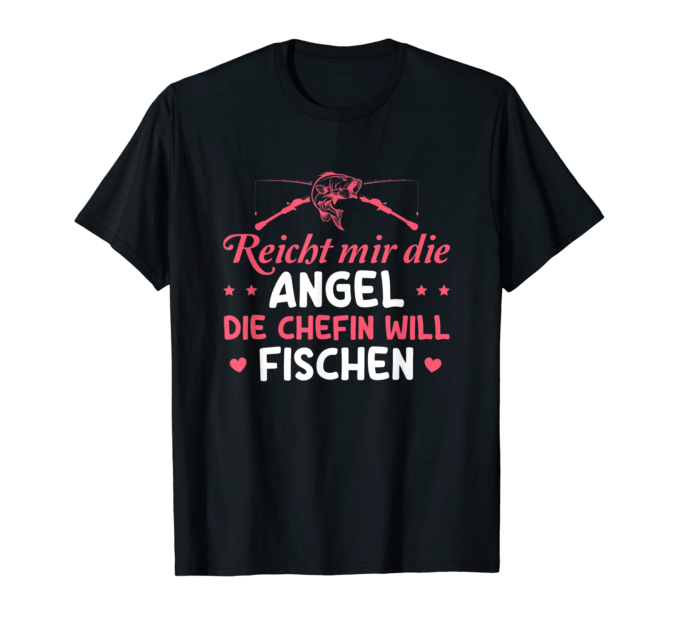 Angelsport Die Chefin wants fishing angler T-Shirt