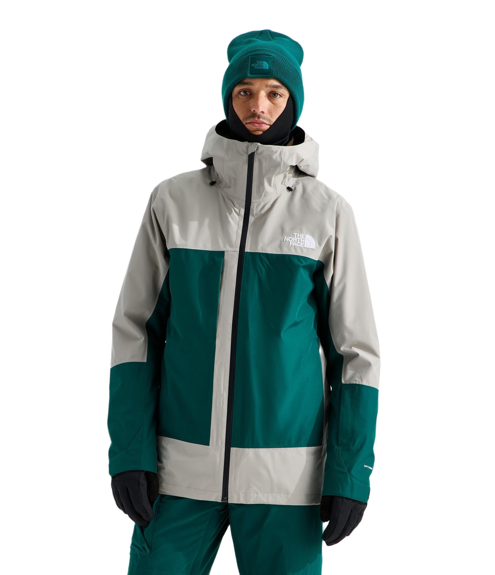 THE NORTH FACE Men's Thermoball Eco Snow Triclimate Waterproof Insulated Ski Jacket | Helmet Compatible, Powder Skirt