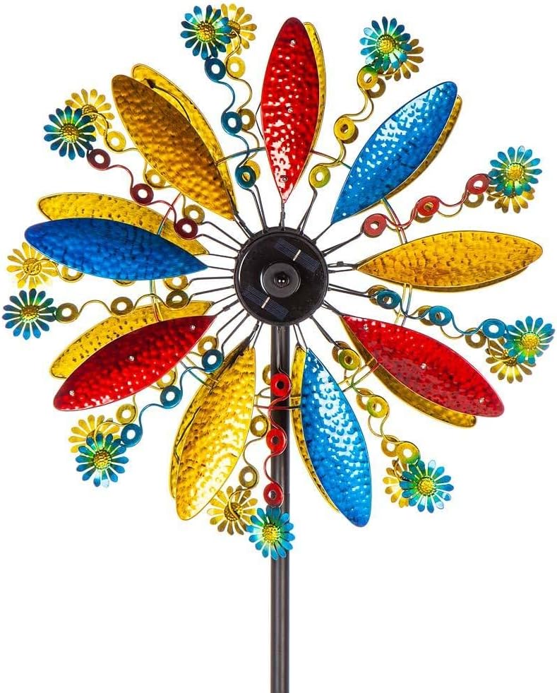 Plow & Hearth Light in Motion Petal Wind Spinner