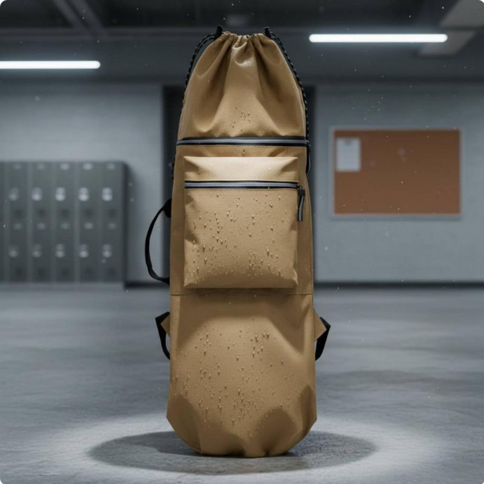 TISHITA Sac à Dos Skateboard Sac Housse Porte-Planche Tissu 900D Résistant et Déperlant Bretelles Rembourrées Sangle Réglable Bande Réfléchissante Pliable