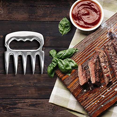 Garra De Urso Para Churrasco Alumínio Metal Polido Premium