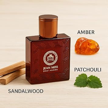 Men's Perfume, Long Lasting Luxury Men's Fragrance with Amber, Sandalwood, and Patchouli Notes, Rich Woody Scent, 50ml (1.7 fl.oz)