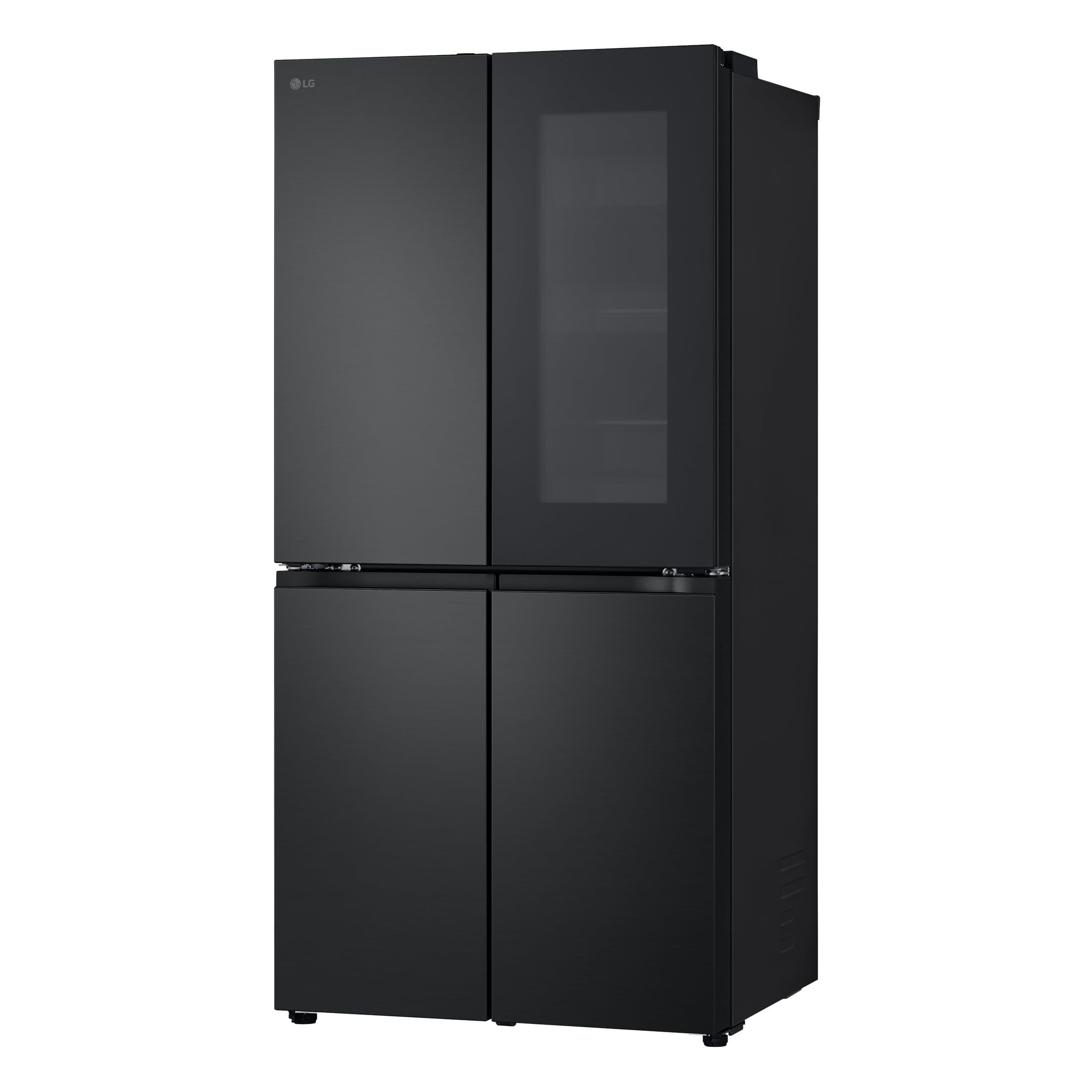 LG GMG860EPBE Frigorifero Slim Multidoor InstaView, Classe E, 638L, Wi-Fi, Door e Linear Cooling, Frigo con Dispenser Acqua UVnano senza allaccio, Metal Fresh, Frigorifero Nero Opaco