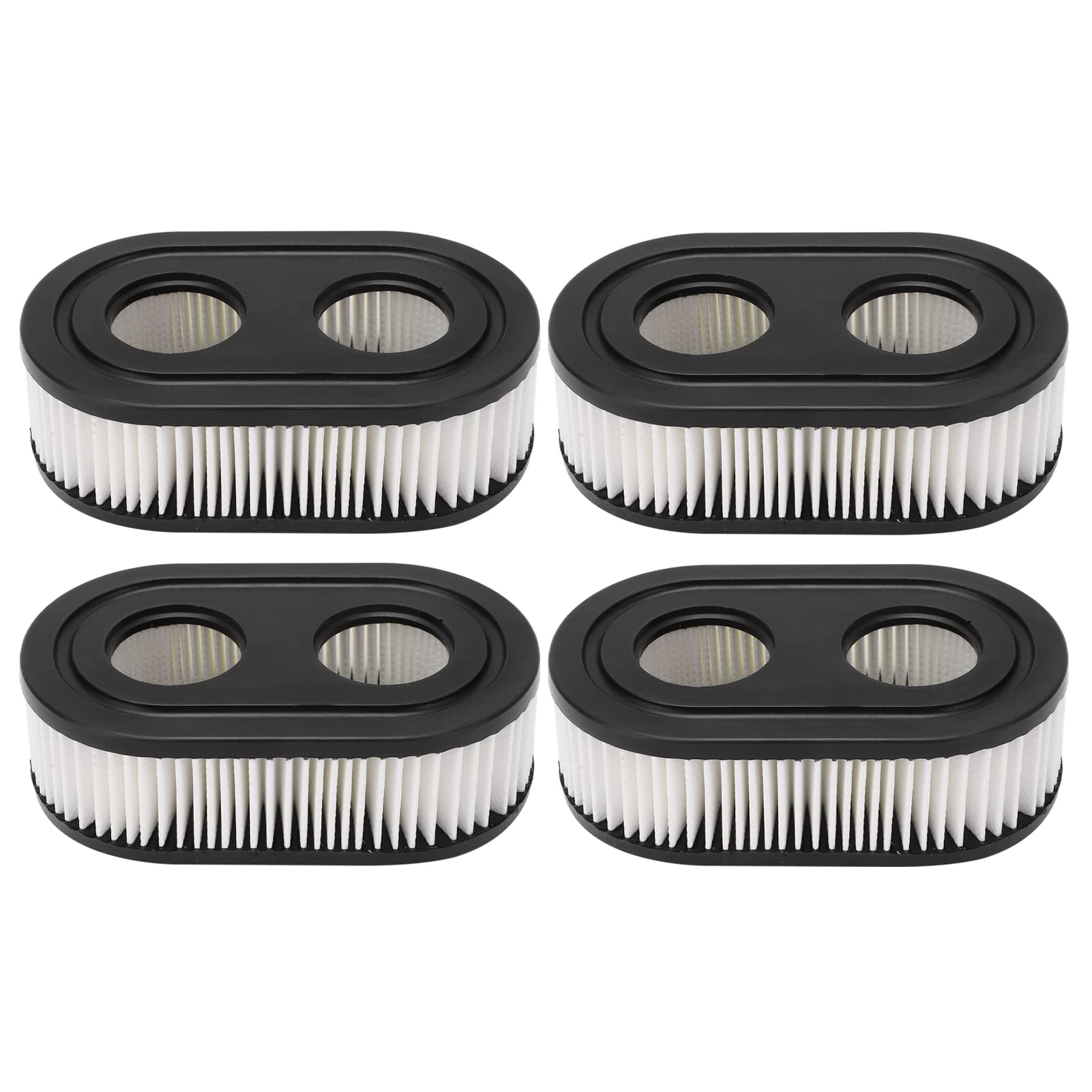 593260 Filtro 'aria, Cartuccia del Filtro 'aria in Gomma per Filtro del Tosaerba 4 Pezzi di Ricambio del Filtro del Tosaerba 798452 593260 per 500EX 550EX