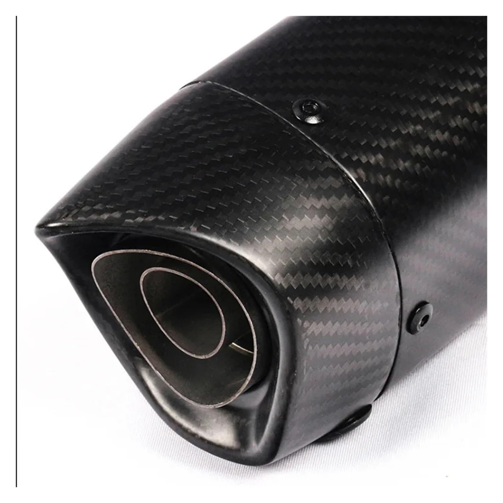 Embellecedor escape para coche Para Escape universal de motocicleta para tubo para escape fibra carbono para silenciador(Type A1)