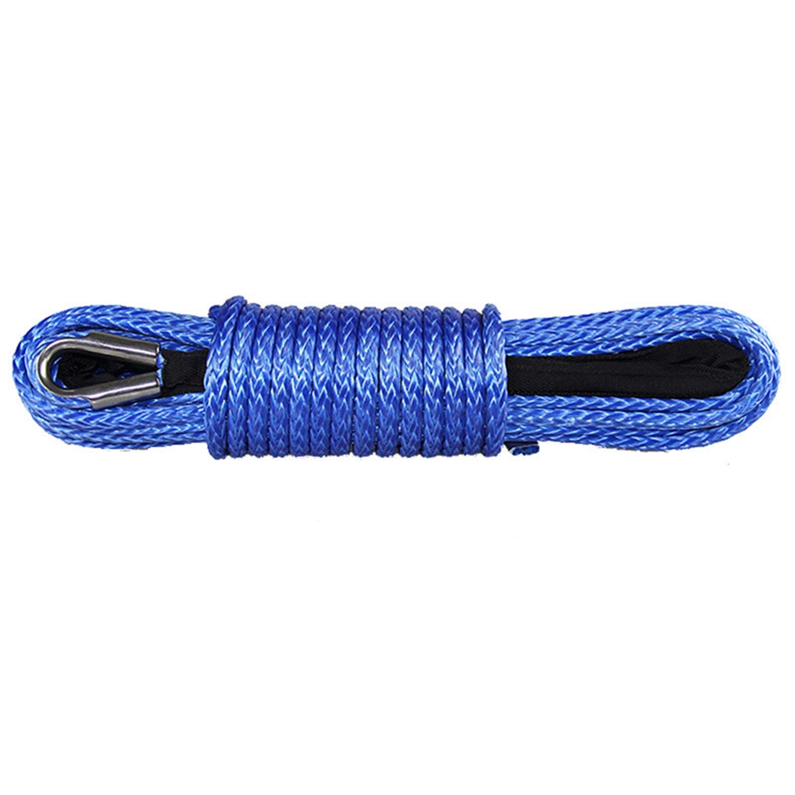 Winch Rope, 10mmx26m Winch Rope Car Strong Trailer ATV Traction(Giallo)