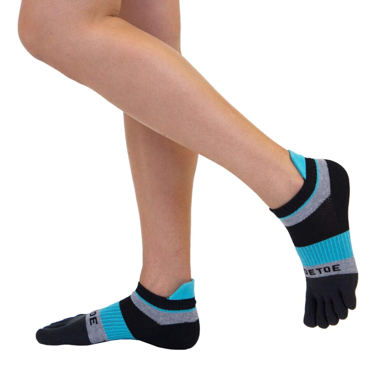 TOETOE - Sports Running Mini Crew CoolMax Toe Socks