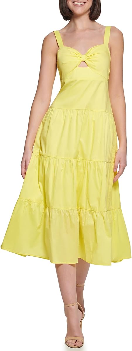 Women's Sleeveless Cotton Maxi Dress