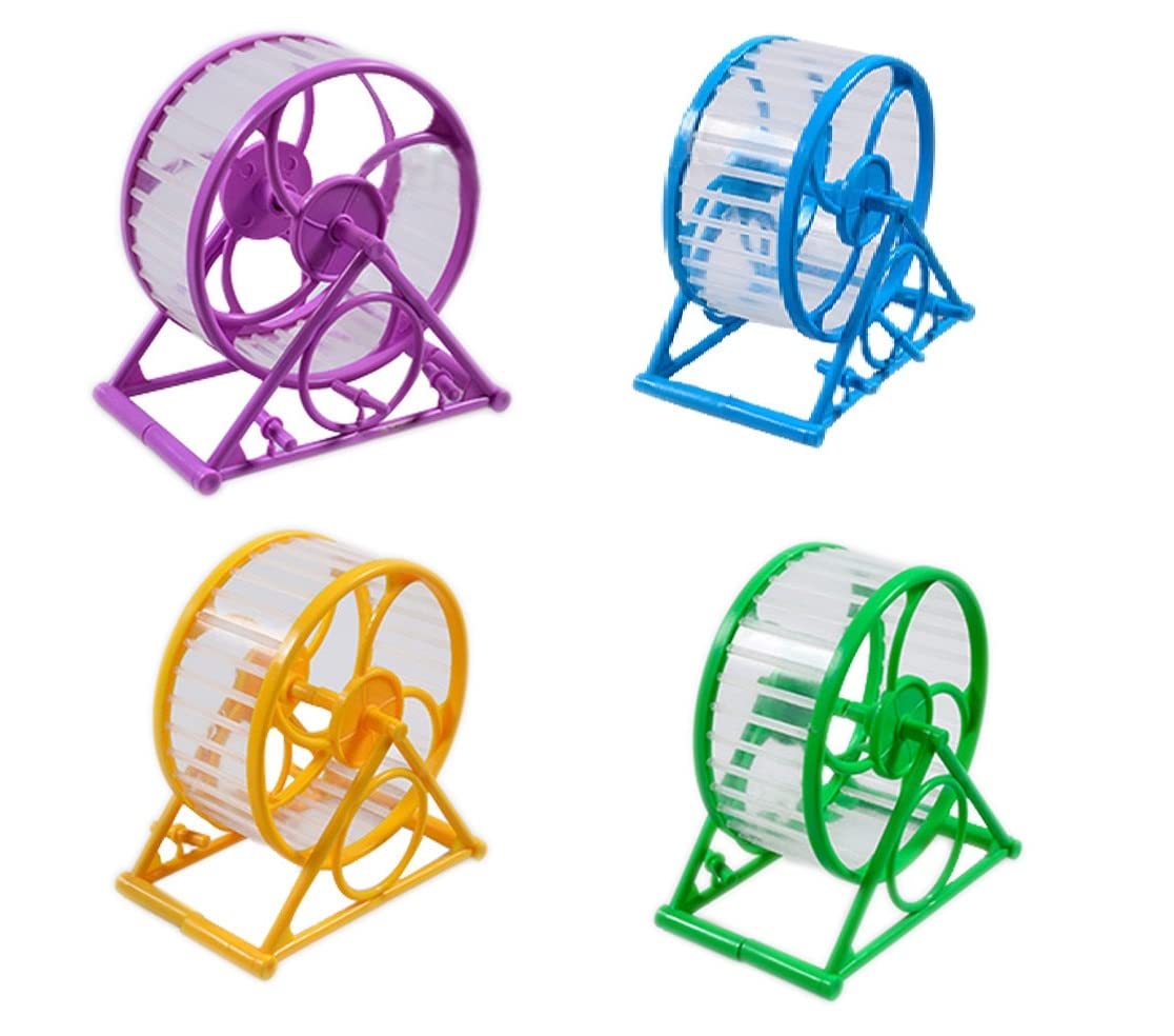 PREMIER PLANTS 12.5 cm Jumbo Running Cum Jogging Cum Exercise Wheel for Hamster/Dwarf/Gerbil/Mice/Mouse Random Colour - 1 Piece (Semi Covered) (Hamster Wheel) (B09P646YCH) Amazon Price History, Amazon Price Tracker