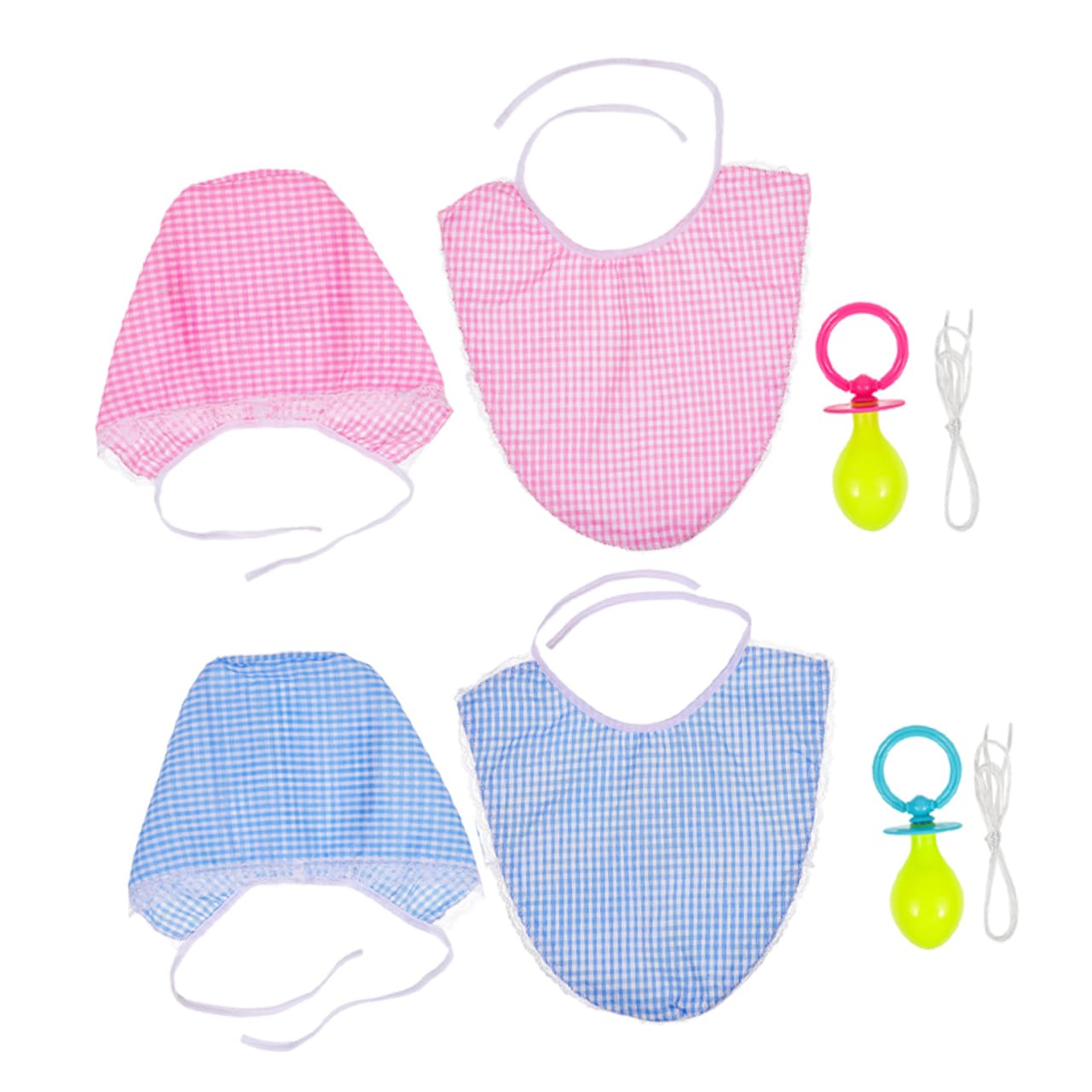 SUPVOX Cosplay Baby Pacifier Bib Hat Outfits Adult Costume Fancy Festival Wear Decorative Sets