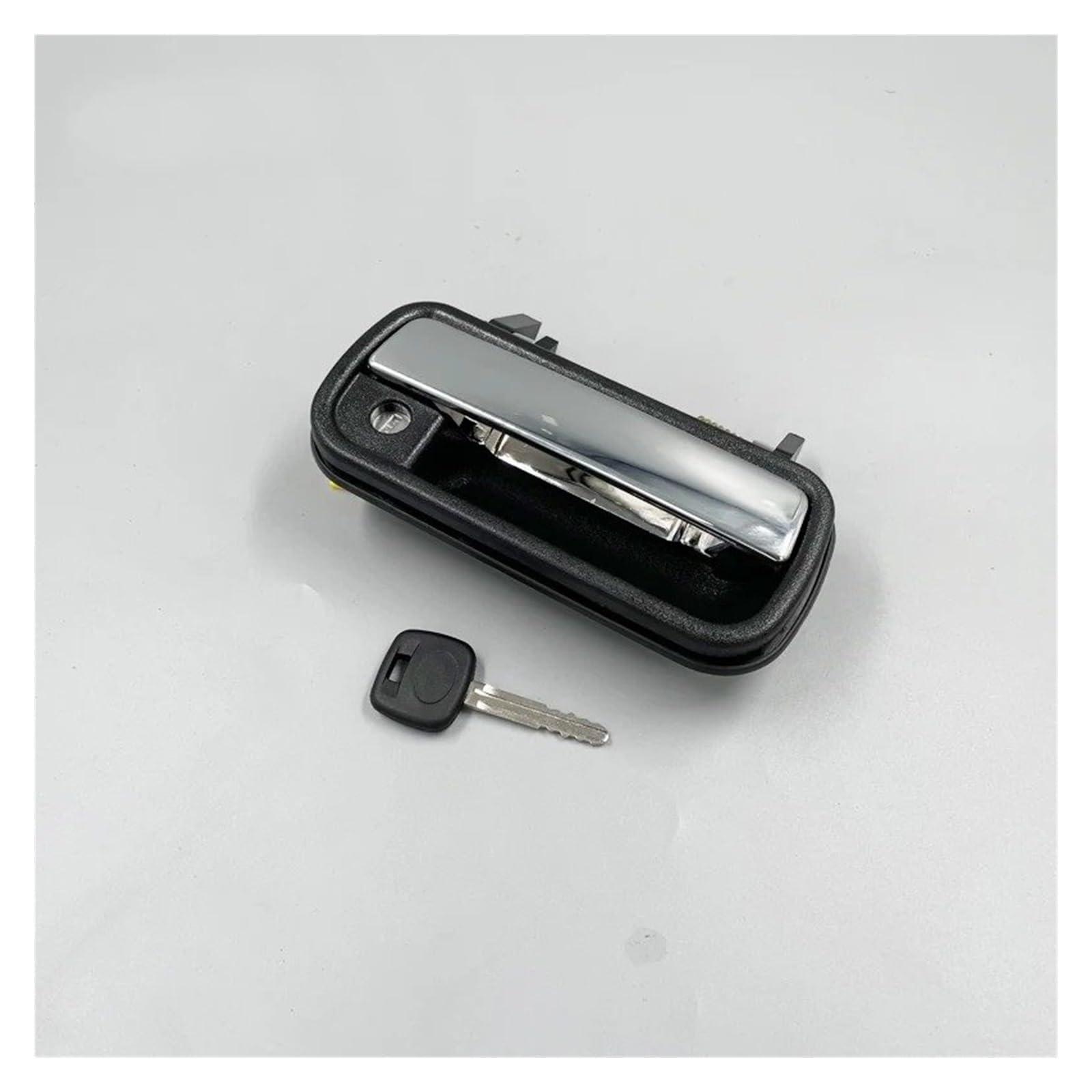 Ropaix Right With Key Side Exterior Door Handle For Toyota For Hilux For Pickup Rn85 1988-1998 Front Door Outer Handle With Lock And Key Cylinder(Right With Key)