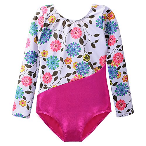 Image of DAXIANG Gymnastics Leotard for Girl Dance Clothes Gold Sparkly Mermaid 2-15 Years