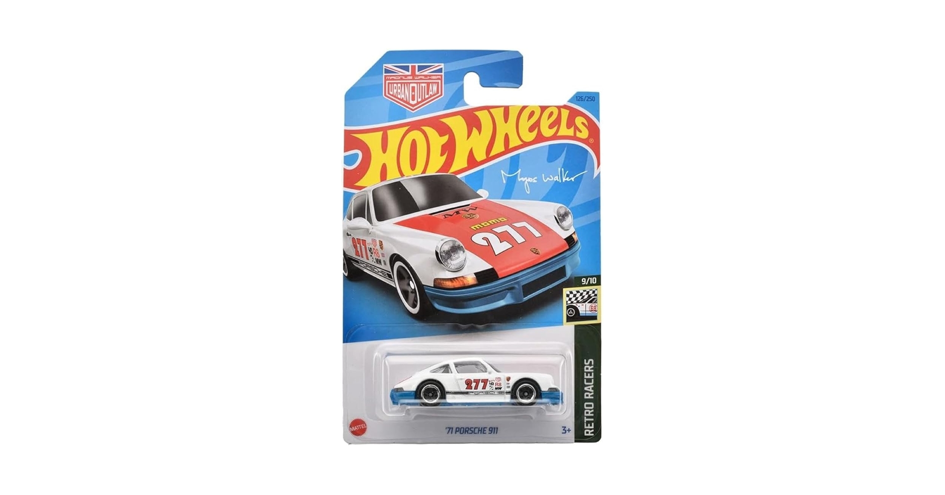 ミニカー HW '71 PORSCHE 911 CHARITY CAR Amazon.com: Hot Wheels Premium Car Culture Circuit Legends