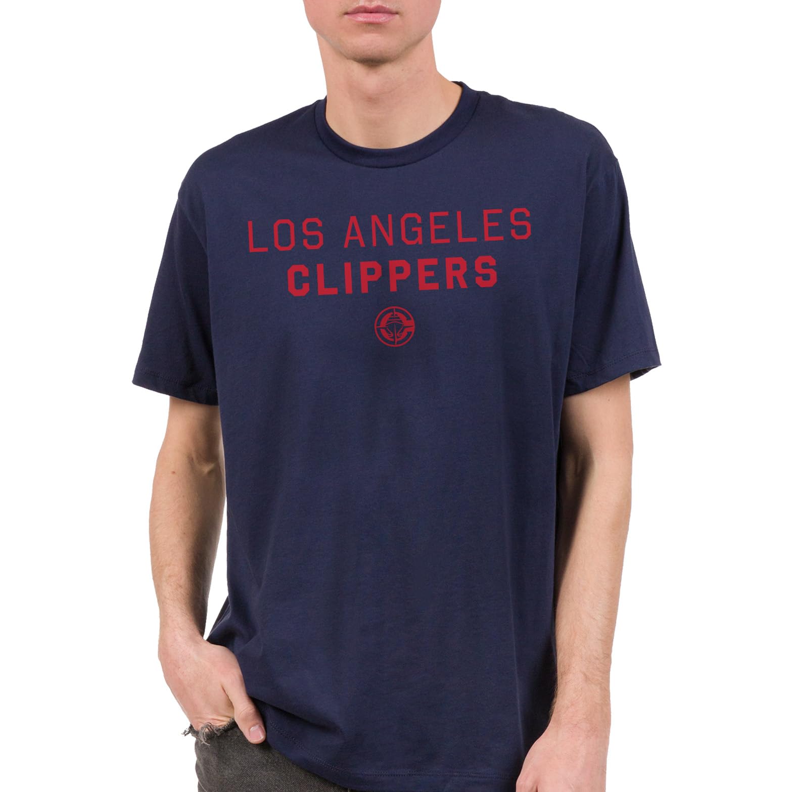 Junk Food NBA - Core Stacked - Officially Licensed Adult Short Sleeve Fan Tee for Men and Women