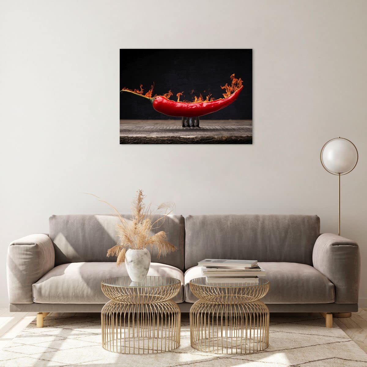 ARTTOR Tableau sur Verre Décoratif 70x50cm Cuisine - 3193