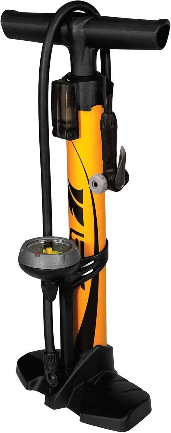 BV Bicycle Pump Durable Bike Floor Pump 17/24 inch Smart Valve Head
