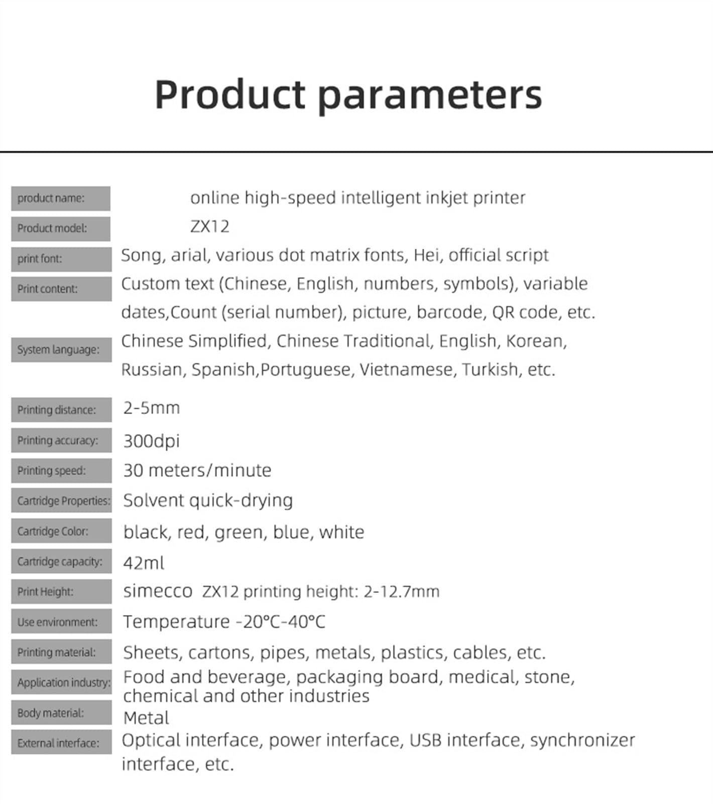 12,7 mm automatyczna maszyna do kodowania atramentowego linia montażowa data produkcji numer partii drukarka do pakowania Online torba do drukowania czapek