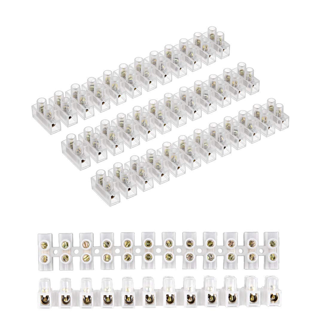 See full amazon price history chart for PGSA2Z Terminal Strip Screw Terminal Barrier Block 10 Ampere 12 Position Dual Row Type H Connector (Pack of 3) PGSA2Z Terminal Strip Screw Terminal Barrier Block 10 Ampere 12 Position Dual Row Type H Connector (Pack of 3) (B097ZQXGKX) Amazon Price History, Amazon Price Tracker