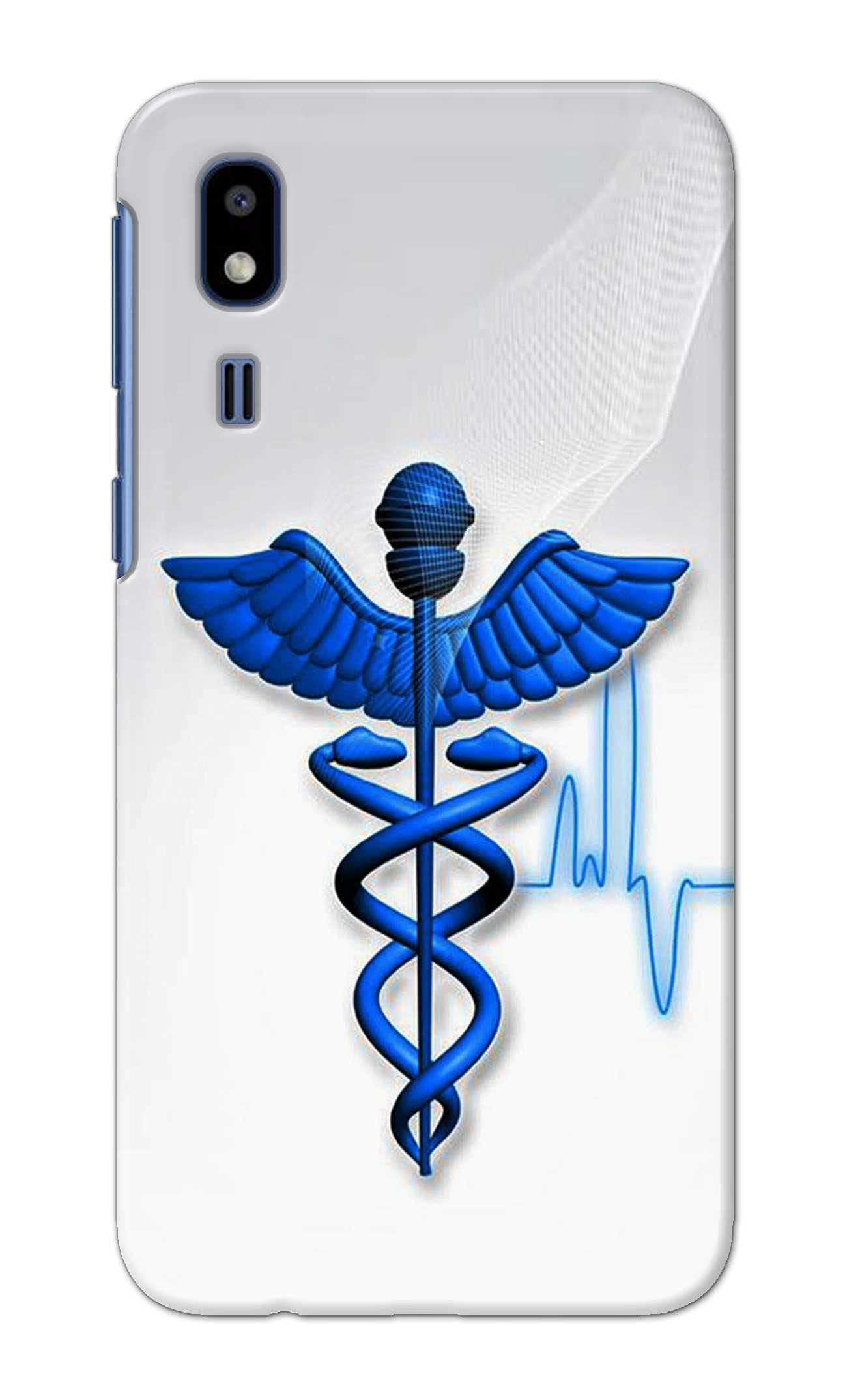 PRINTFIDAA® Printed Hard Back Cover Case for Samsung Galaxy A2 Core Back Cover (Medical Doctor) -2109