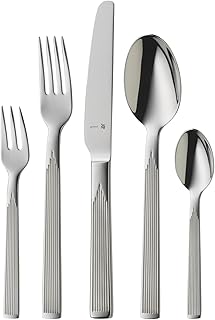 WMF Art Deco Cutlery Set for 6 People, 30 Pieces, Hollow Handle Knife, Cromargan Protect Cutlery Polished, Glossy, Scratch-Resistant, Dishwasher Safe