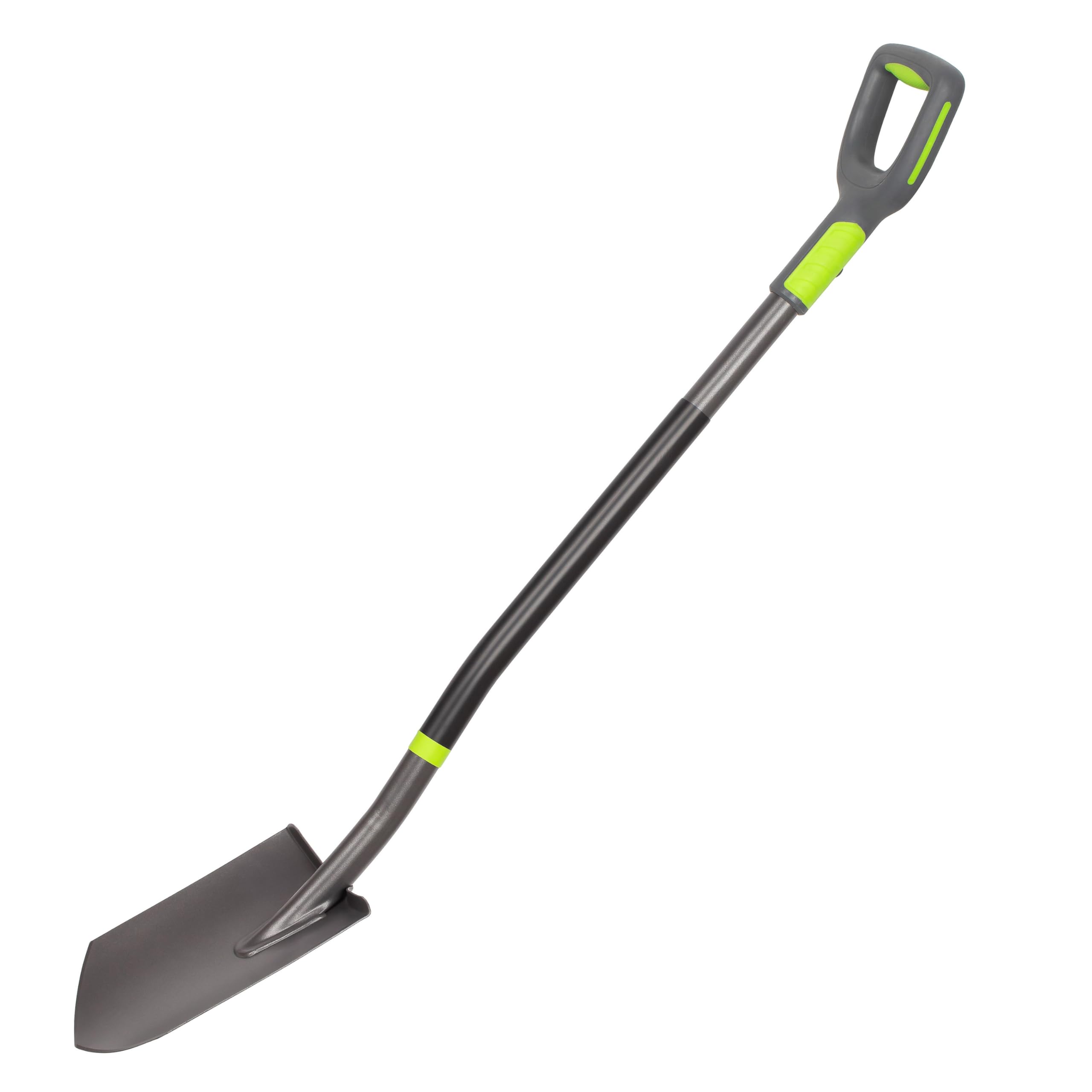 Mivos Vanga a Punta Professionale per Giardino – Pala con Lama Appuntita in Acciaio al Boro Temprato - 121 cm - Vanga da Scavo per Lavori di Giardinaggio e Costruzione – Made in EU