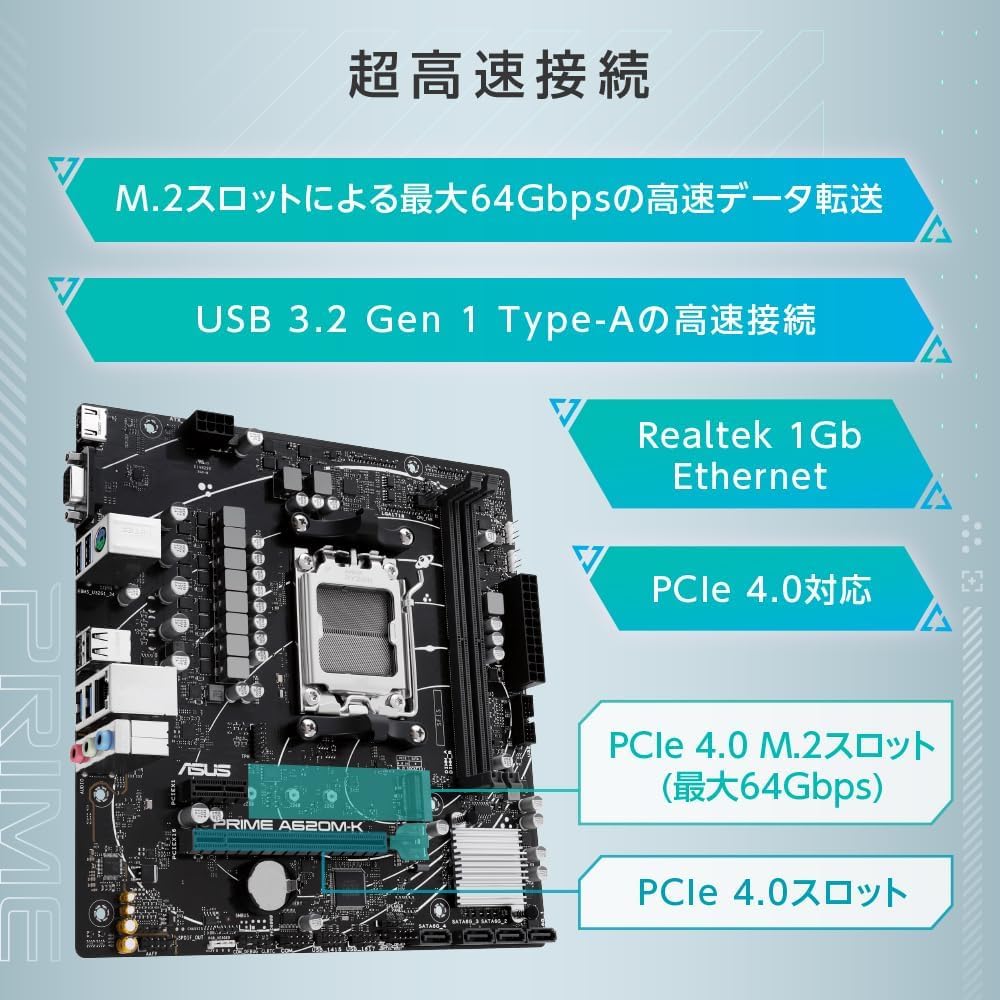 Amazon.co.jp: .ASUS/PRIME A620M-K-CSM/AMD/Ryzen 7000 シリーズ