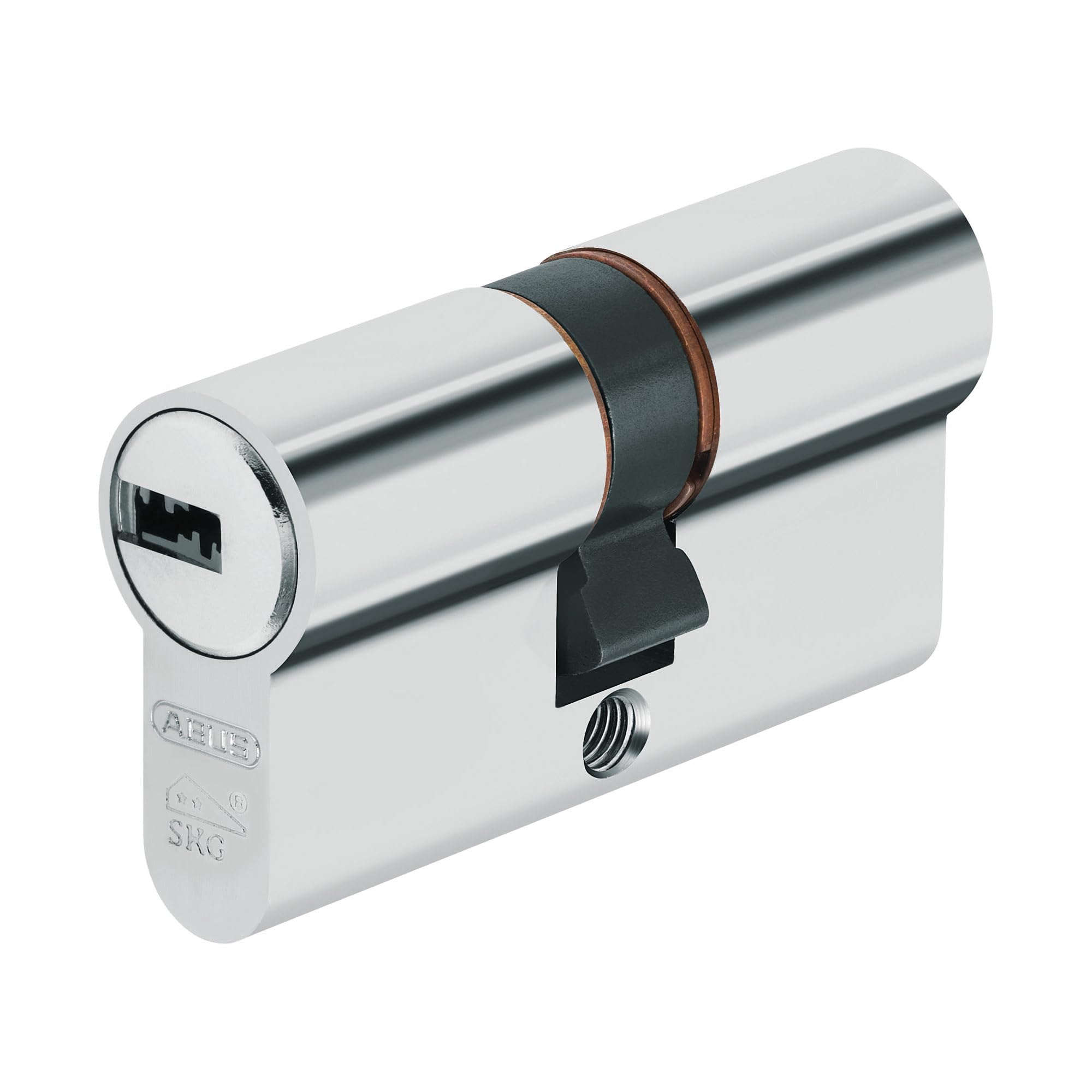 ABUS Cylindre Profilé XP20SN 30/30 - Double, Anti-Effraction, Nickel | 3 clés incluses, 12 éléments de fermeture sur 3 niveaux, fonction urgence/danger, technologie goupille brevetée, nickel