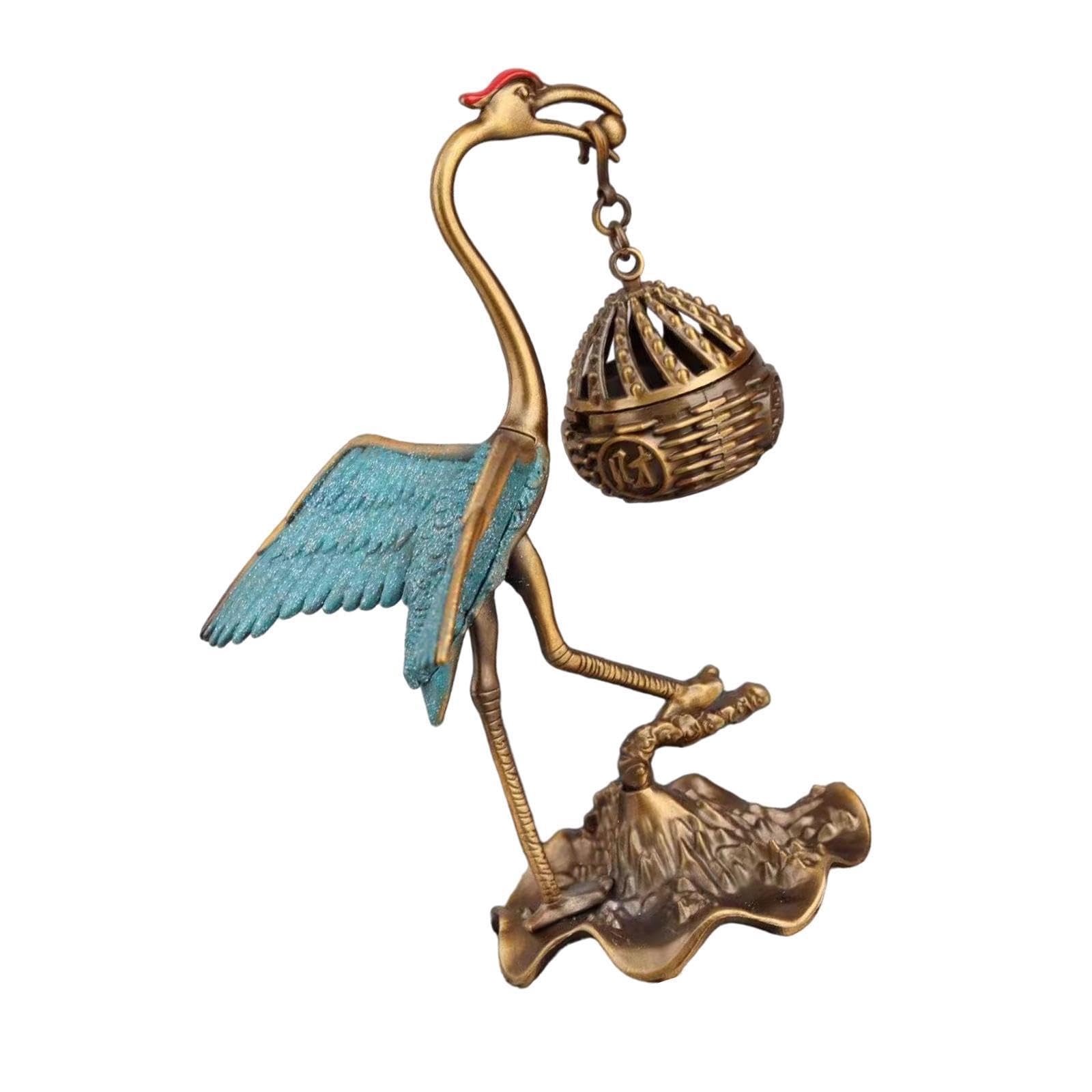 Alcxazs Incense Burner Unique Holder Bowl Provides Practicality And Enhances Ambiance In Every Home And Meditation Area Hanging Cone Incense Burner Crane