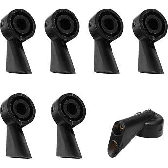 Pack of 6 rear windscreen washer nozzles windshield washer nozzle clean Rear windscreen wiper nozzle Audi A1 rear windscreen wiper for Audi A1 A3 A4 A6 S4 Q7 black