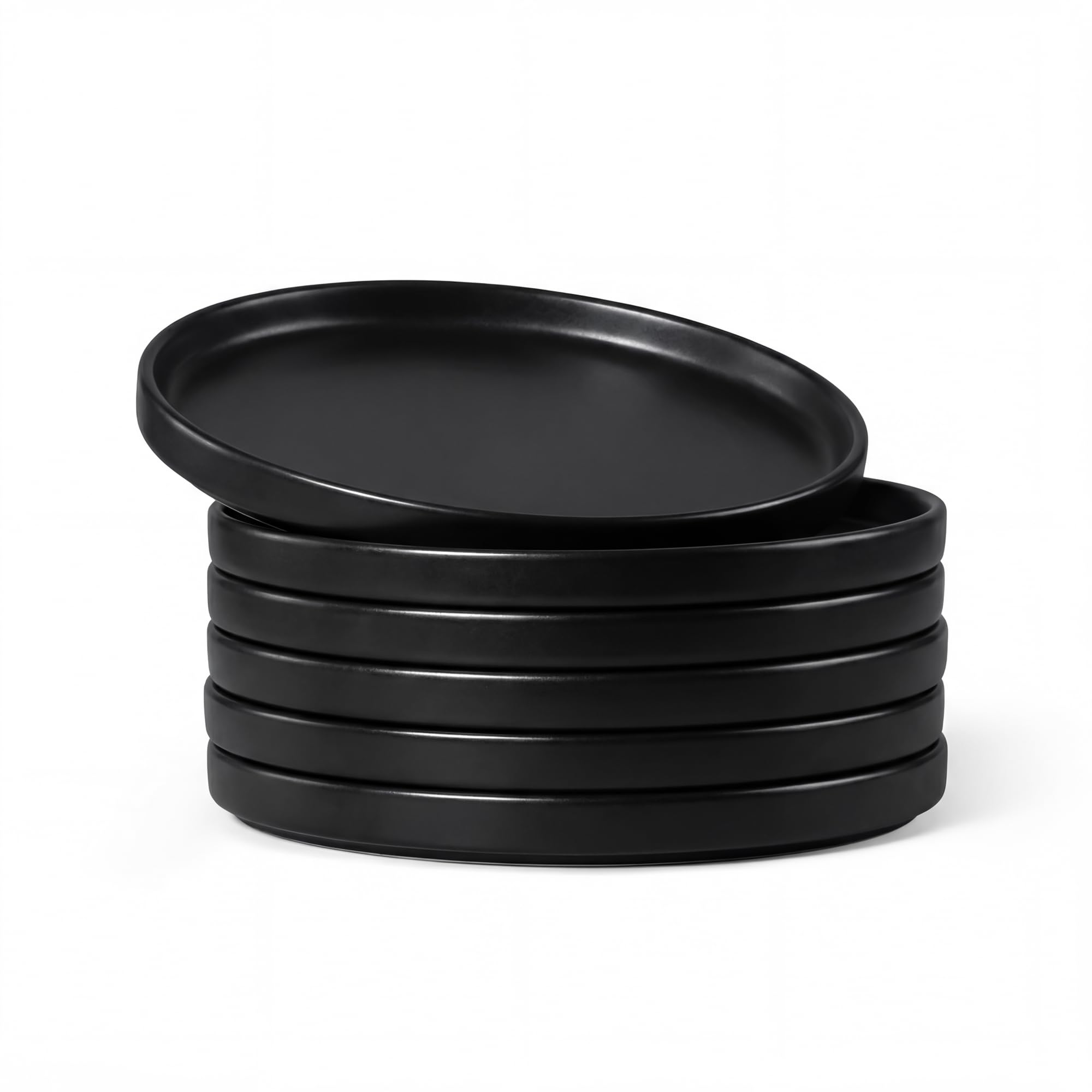 Photo 1 of E-far 7.9" Ceramic Dinner Plates (Set of 6)