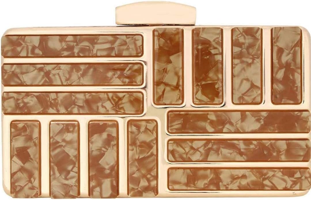 TOOBA Handicraft Women’s Rectangle Shaped Clutch – Designer Evening Bag, Bridal Purse & Party Handbag with Decorative Pattern – Wedding & Special Occasion Clutch