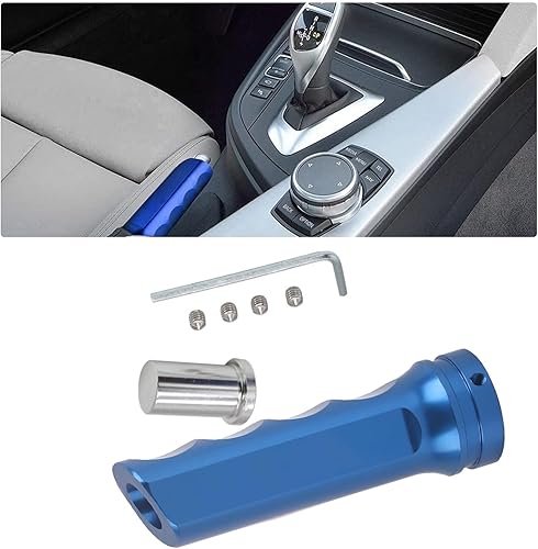 Miniatura 1 de 1 funda para freno de mano para modificación de automóvil, 4.9 x 1.3 pulgadas, impermeable, protector de mango de freno de vehículo de metal para