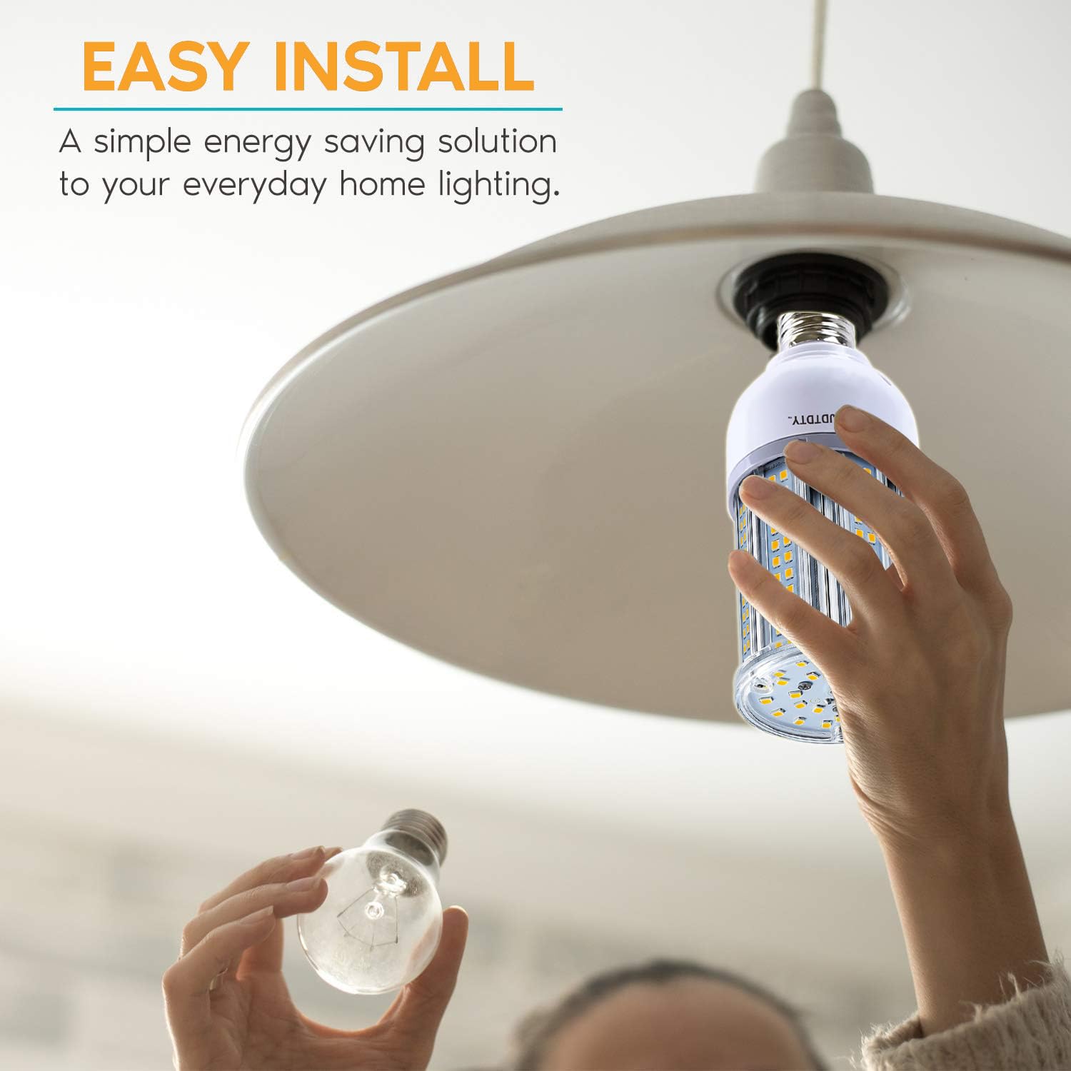 3er-Pack ist sparsamer, LED-Mais-Glühbirne, 5000 Lumen, 5000 K, 30 W, große Fläche, kühles Tageslichtweiß, E26, mittlere Basis für den Innen- und Außenbereich, Garage, Lager, Fabrik