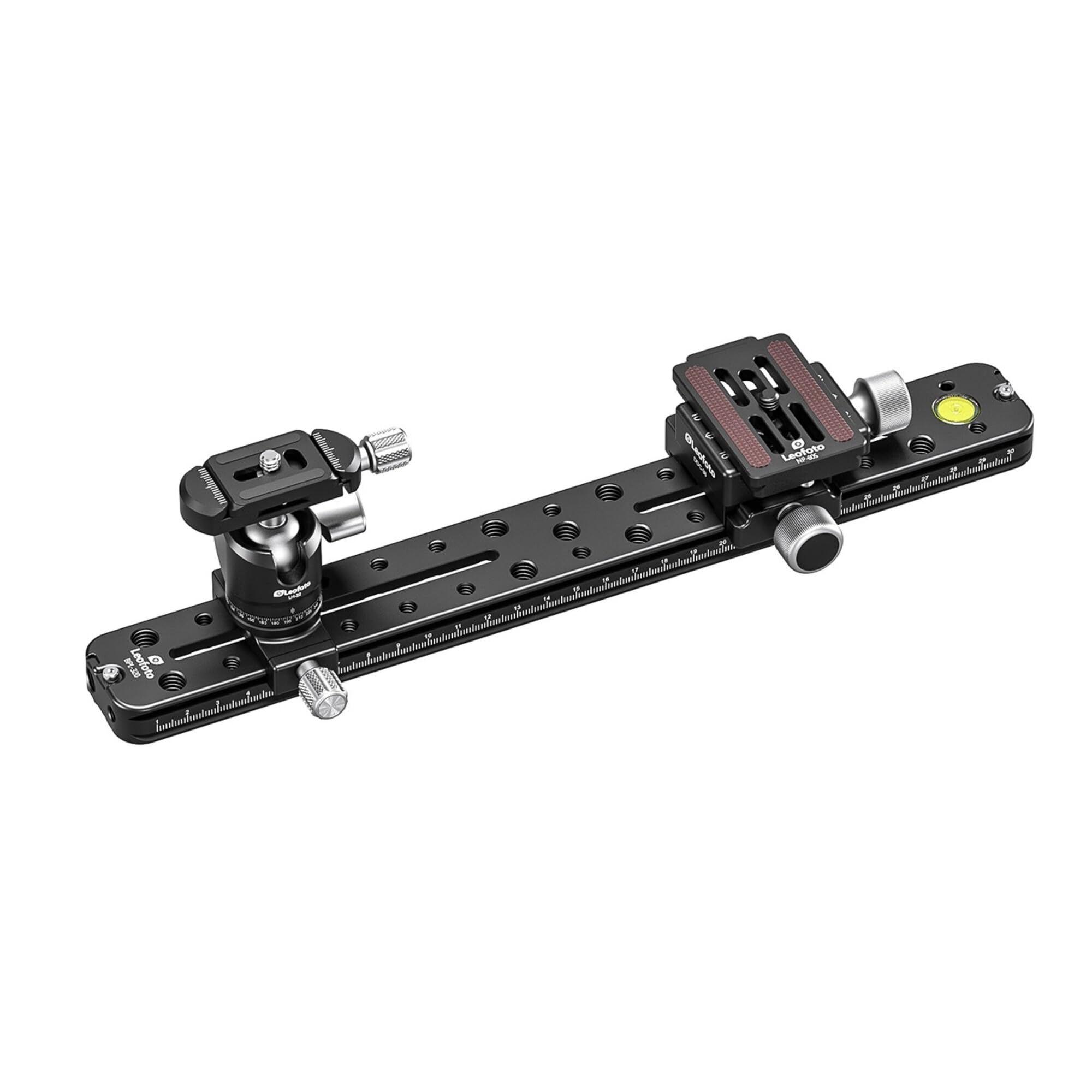Leofoto Black Fdm-03 Binocular Rangefinder Rail Kit | Length: 320Mm