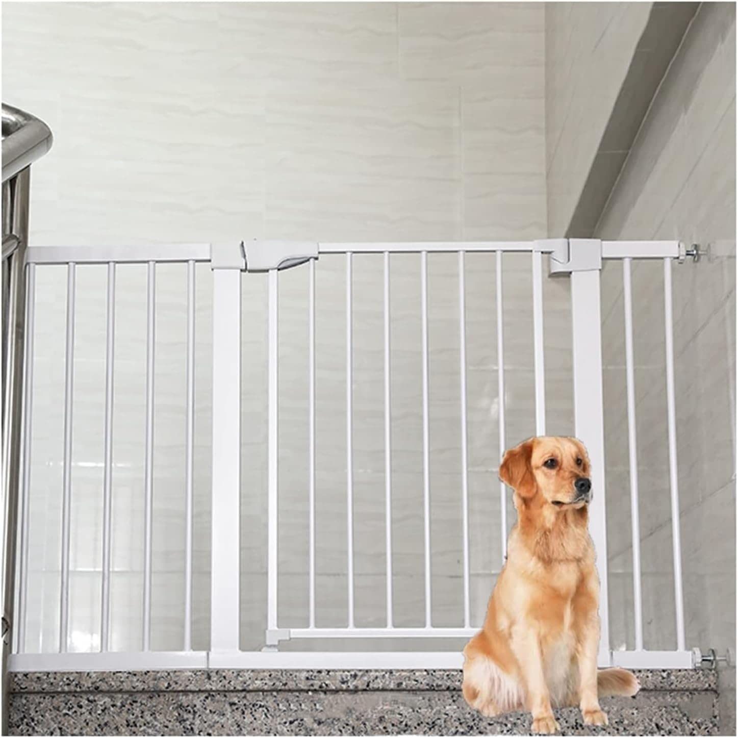 犬用自動閉鎖ゲート Amazon.co.jp: 犬用階段ゲート、自動閉鎖付き90°犬用ゲート