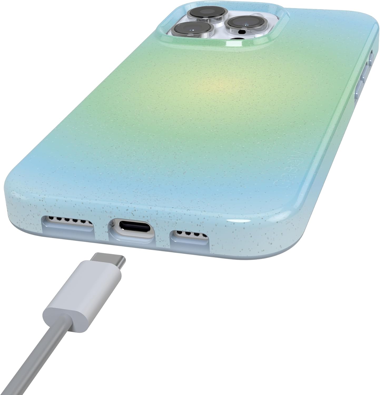 Casely iPhone 16 Pro Max Case | Inner Glow | Green Aura | Compatible with MagSafe | Classic Ultra Slim Design