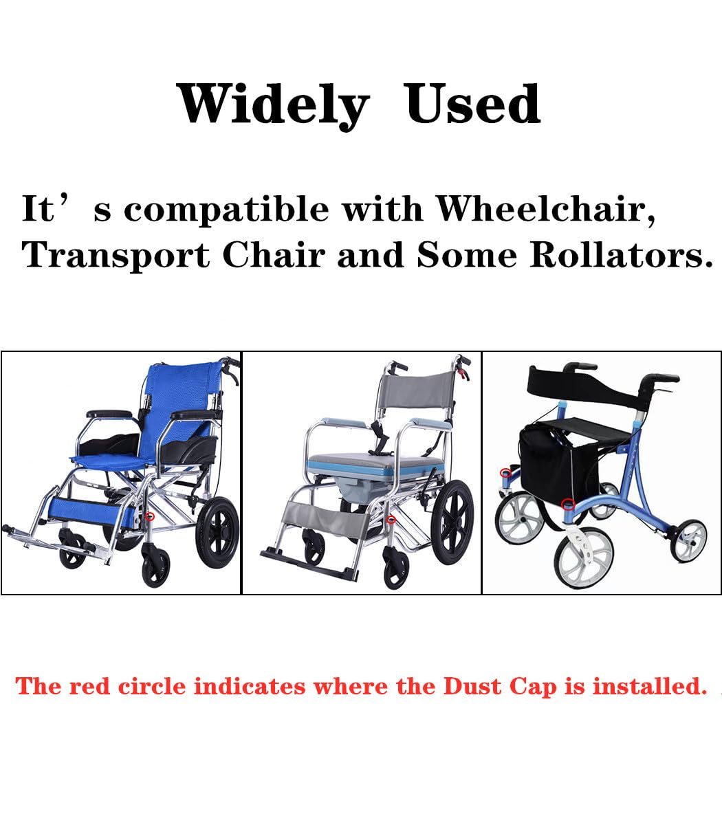 Wheelchair Dust Caps - Protect Your Rollator -4 Wheelchair Dust Caps - Protect Your Rollator -4