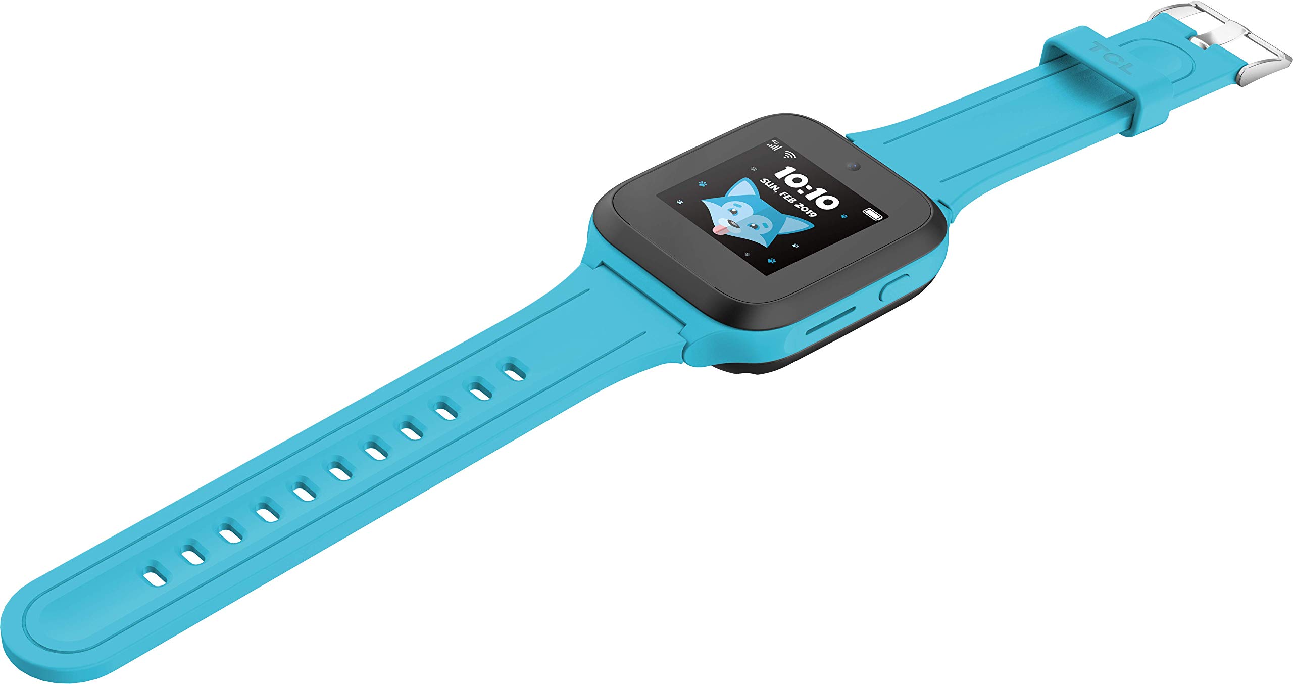 TCL Kinder Smartwatch 'MT40X' MOVETIME mit Nano SIM-Karte, GPS, Kamera und Notruftaste, Blau, One Size